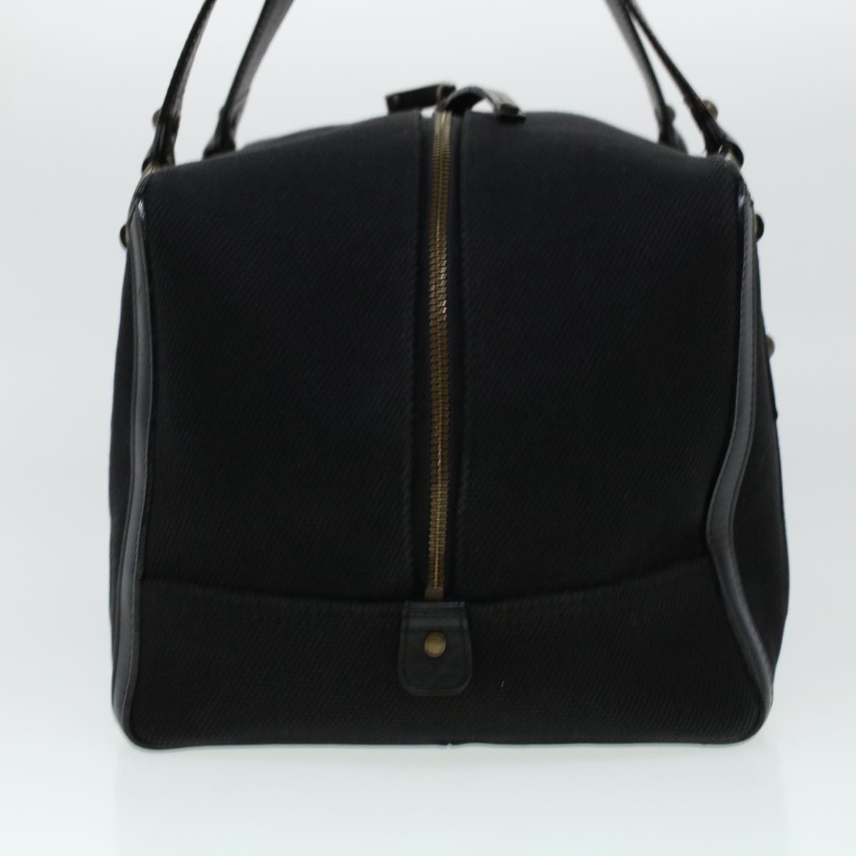 BURBERRY Shoulder Bag Canvas Black Auth bs5075