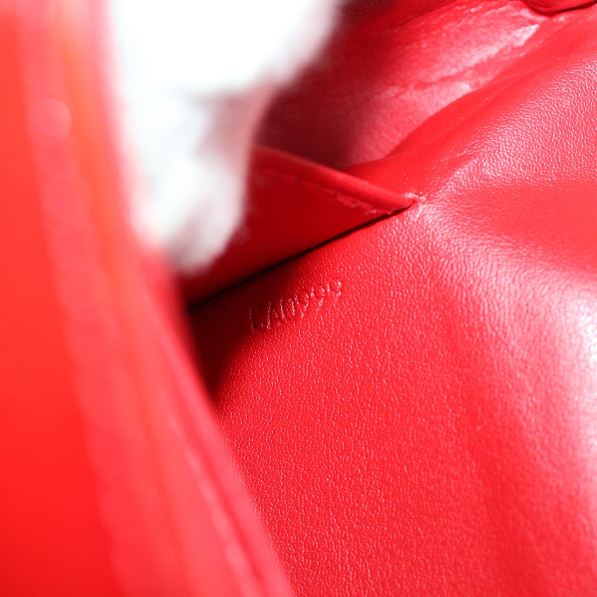 LOUIS VUITTON Monogram Vernis Thompson Street Shoulder Bag Red M91094 LV bs5076