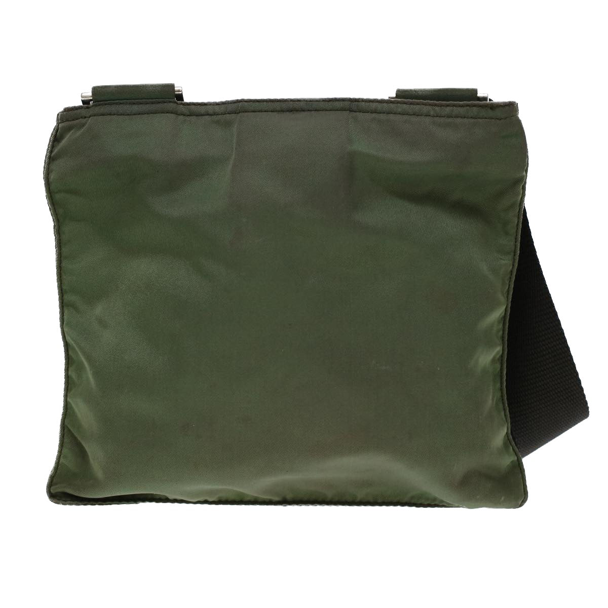 PRADA Shoulder Bag Nylon Khaki Auth bs5077 - 0
