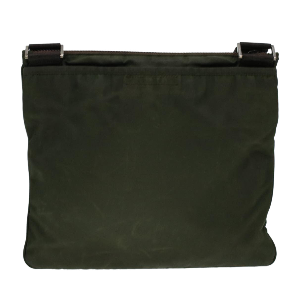 PRADA Shoulder Bag Nylon Khaki Auth bs5078 - 0