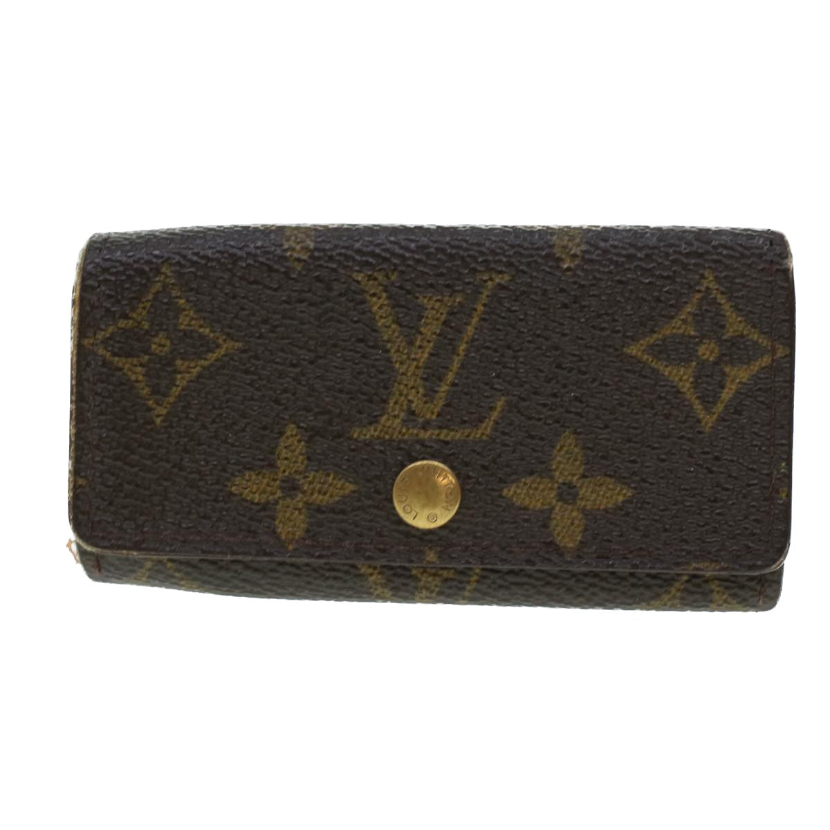 LOUIS VUITTON Monogram Key Case Wallet 4Set LV Auth bs5099 - 0