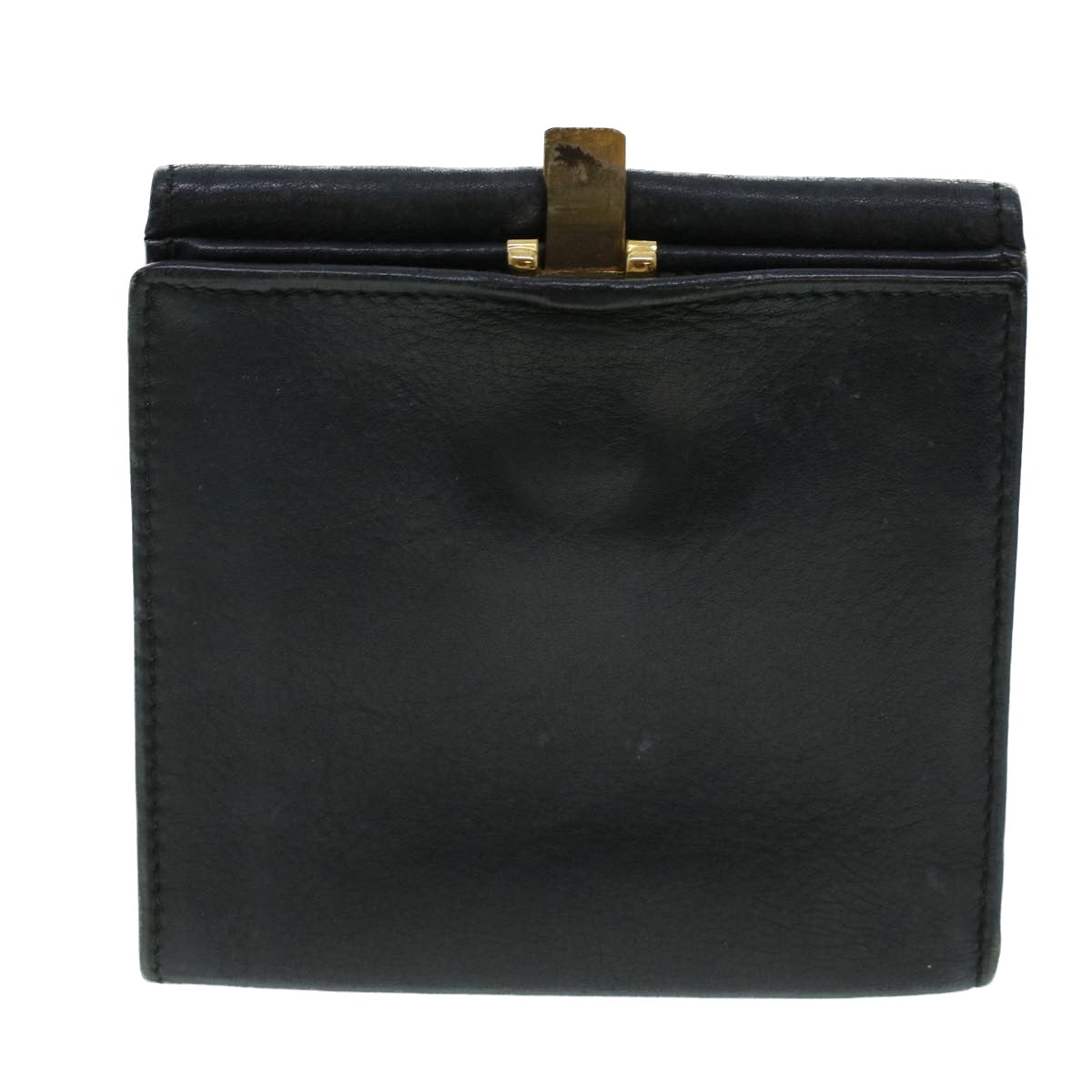 Salvatore Ferragamo Wallet Leather 3Set Black Auth bs5102 - 0