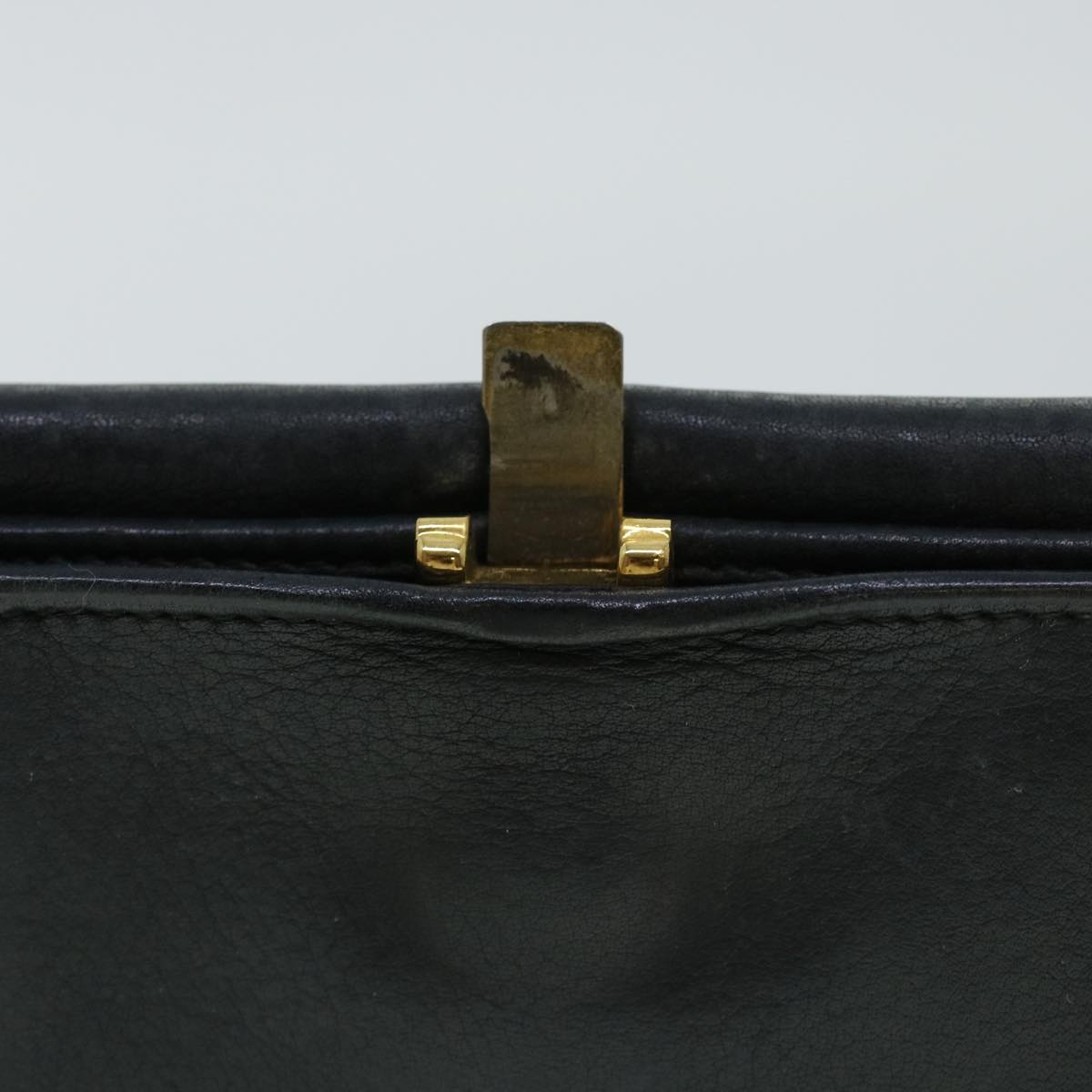 Salvatore Ferragamo Wallet Leather 3Set Black Auth bs5102