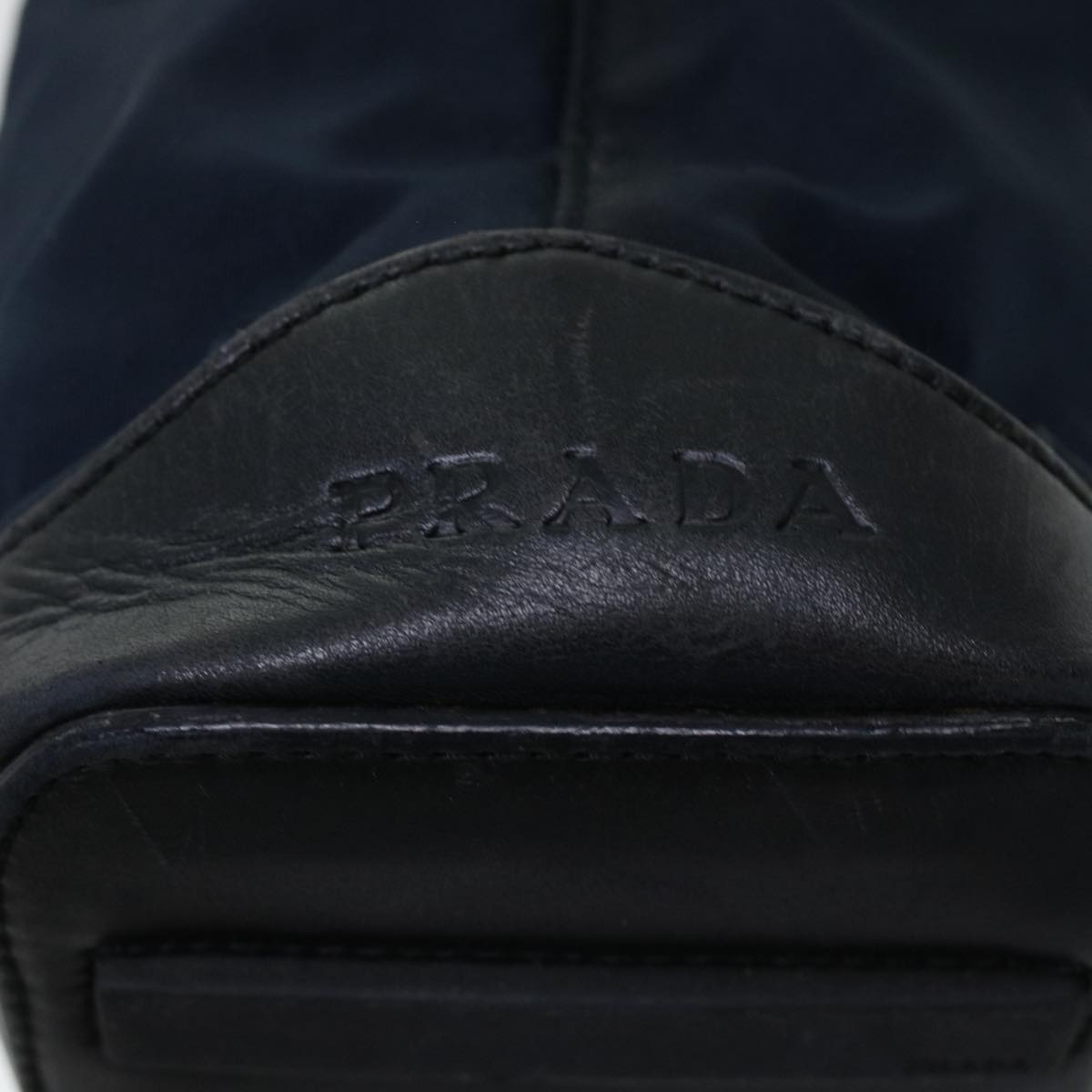 PRADA Shoulder Bag Nylon Navy Auth bs5140