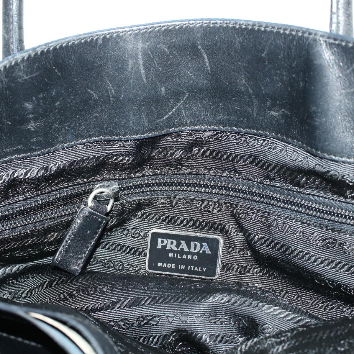 PRADA Shoulder Bag Nylon Navy Auth bs5140