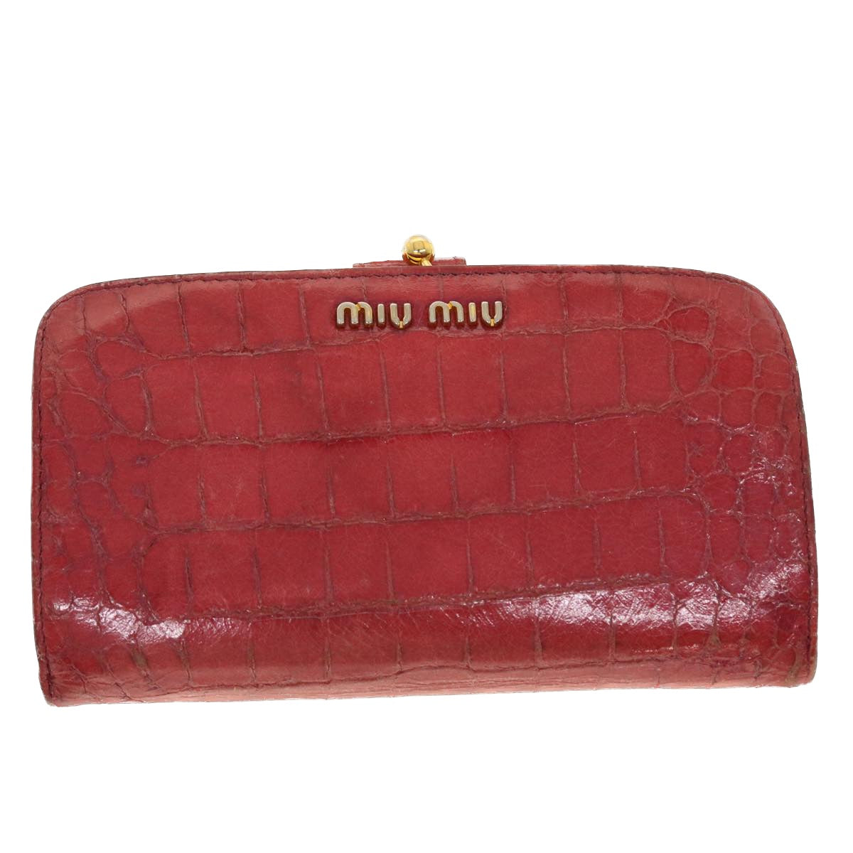 Miu Miu Key Case Wallet Leather 5Set Red Blue Green Auth bs5172 - 0
