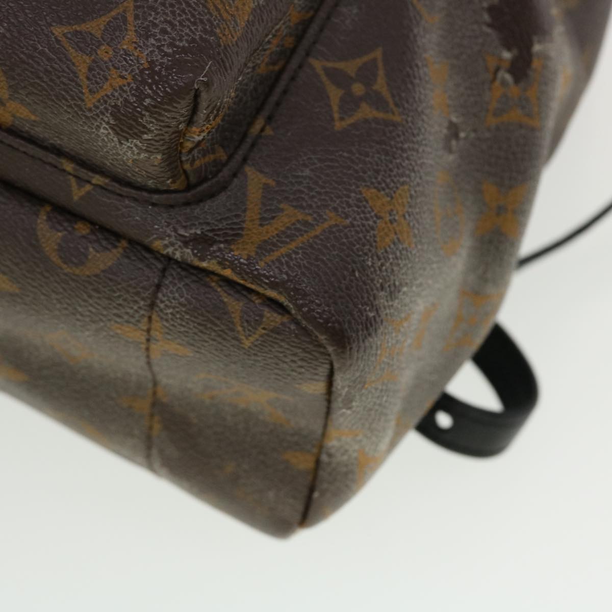 LOUIS VUITTON Monogram Palm Springs MM Backpack M44874 LV Auth bs5175