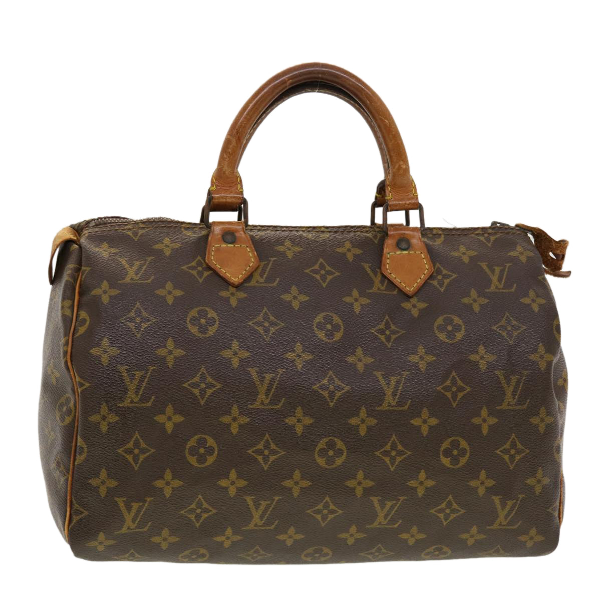 LOUIS VUITTON Monogram Speedy 30 Hand Bag M41526 LV Auth bs5182