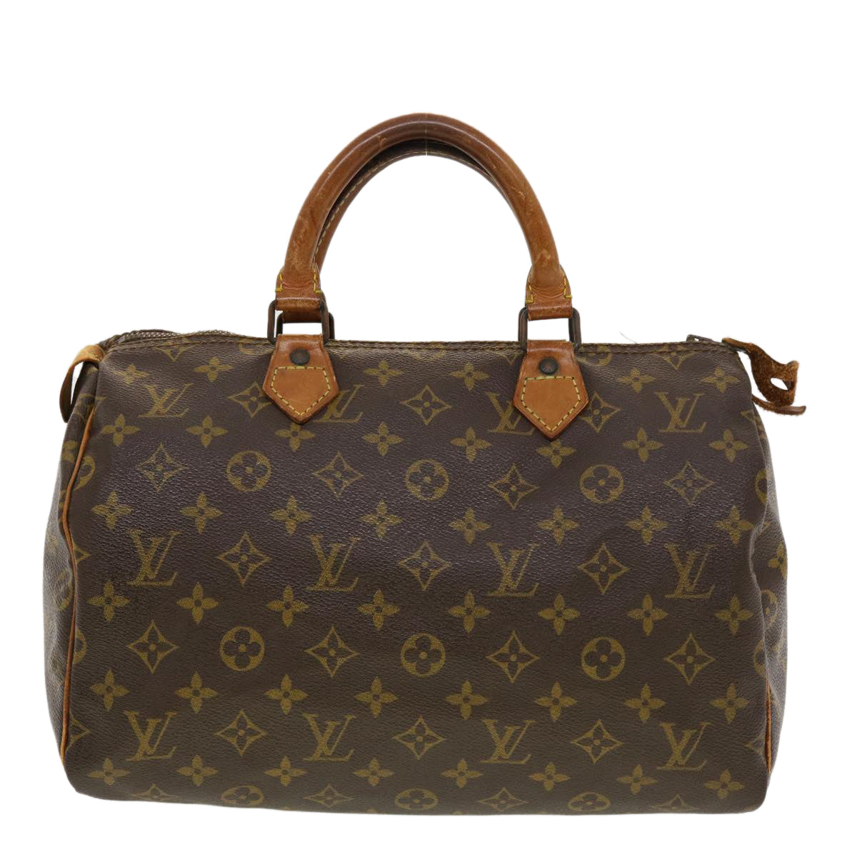 LOUIS VUITTON Monogram Speedy 30 Hand Bag M41526 LV Auth bs5182