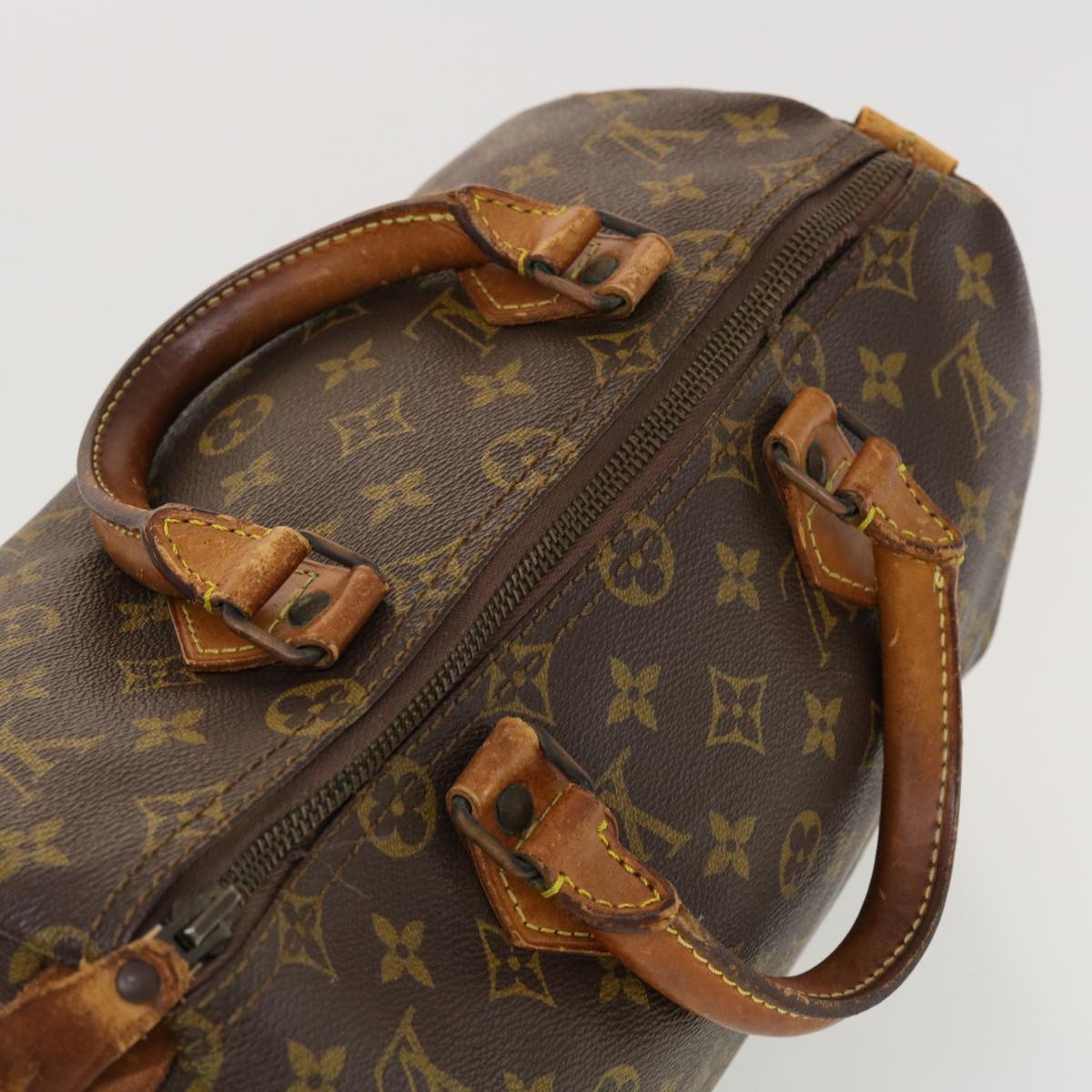 LOUIS VUITTON Monogram Speedy 30 Hand Bag M41526 LV Auth bs5182