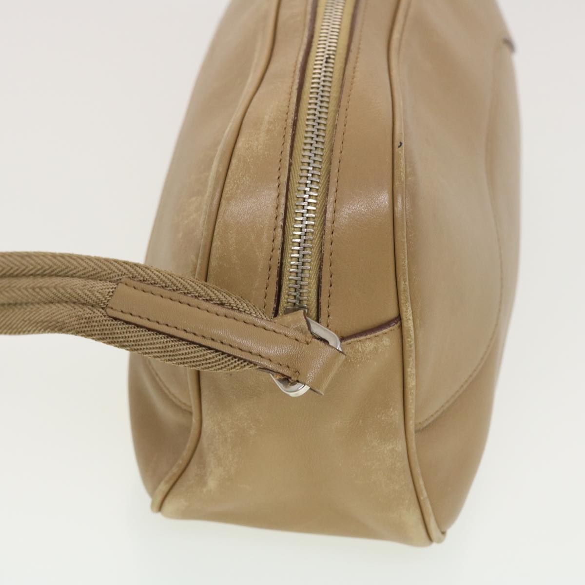 PRADA Shoulder Hand Bag Nylon Leather 2Set Black Beige Auth bs5192