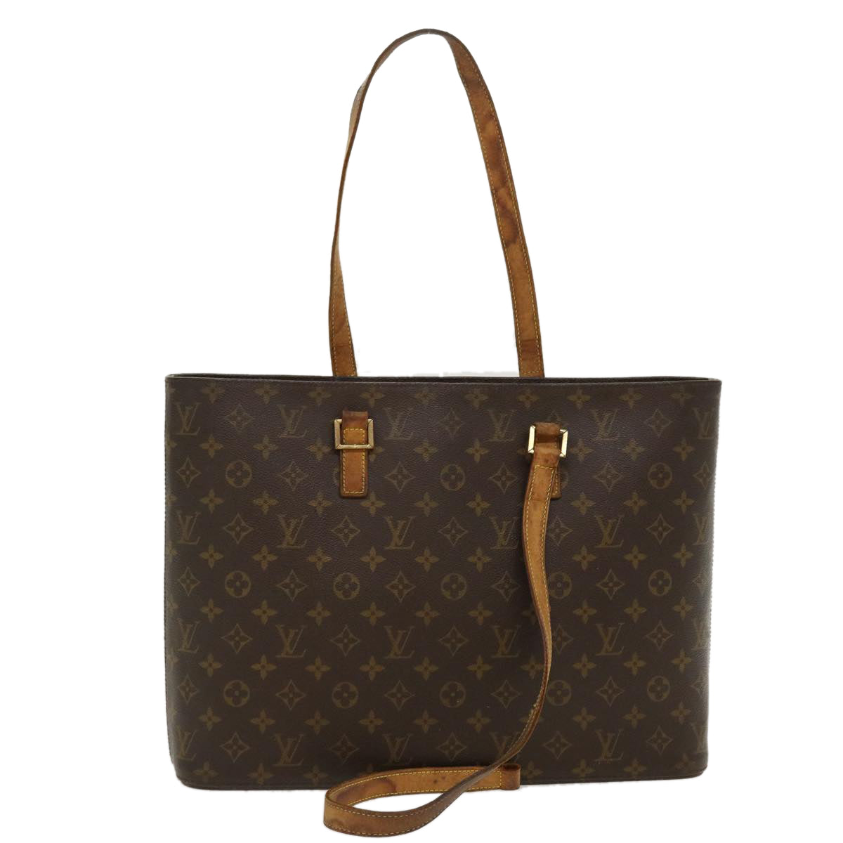 LOUIS VUITTON Monogram Luco Tote Bag M51155 LV Auth bs5233