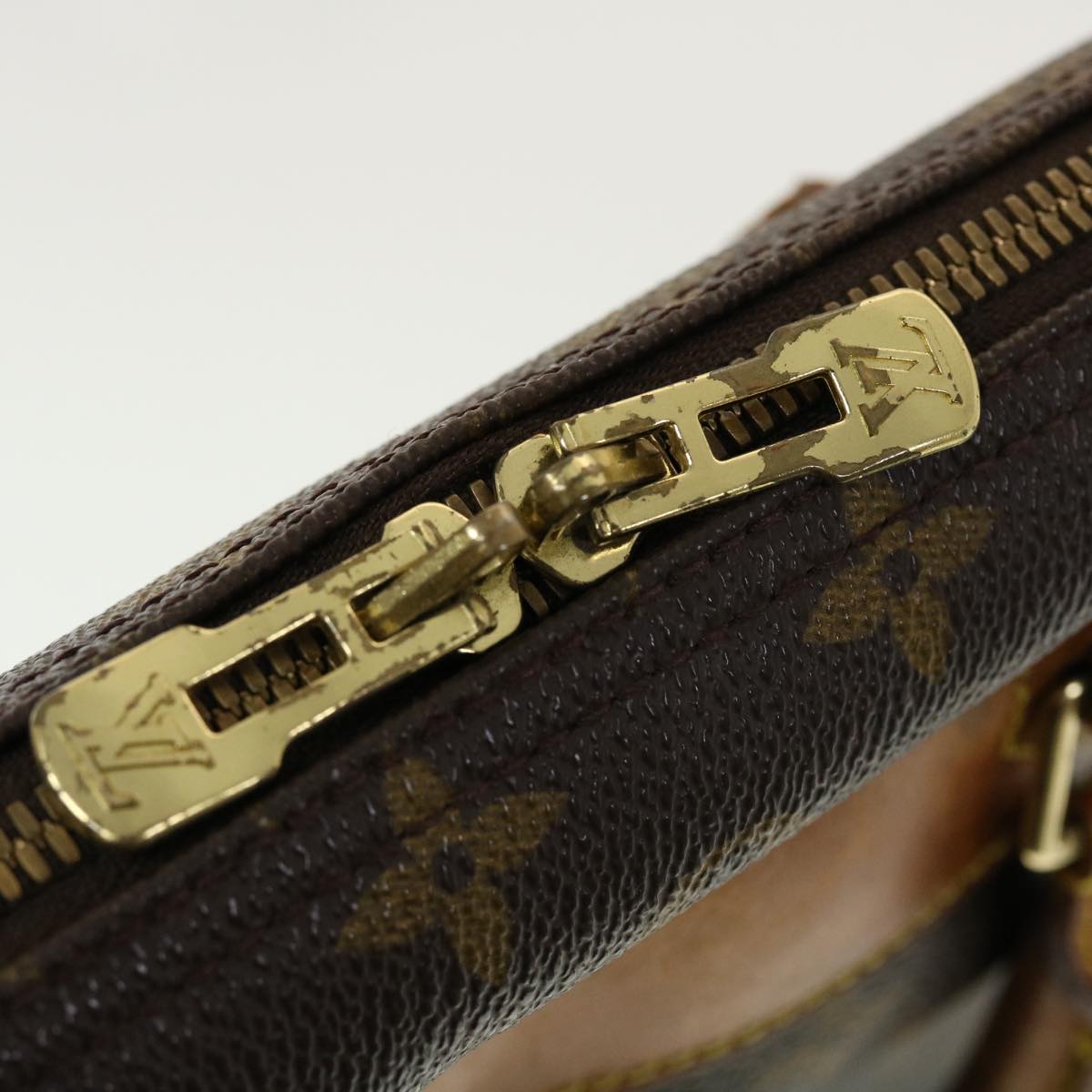 LOUIS VUITTON Monogram Deauville Hand Bag M47270 LV Auth bs5240