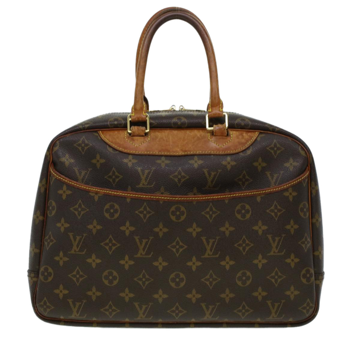 LOUIS VUITTON Monogram Deauville Hand Bag M47270 LV Auth bs5240