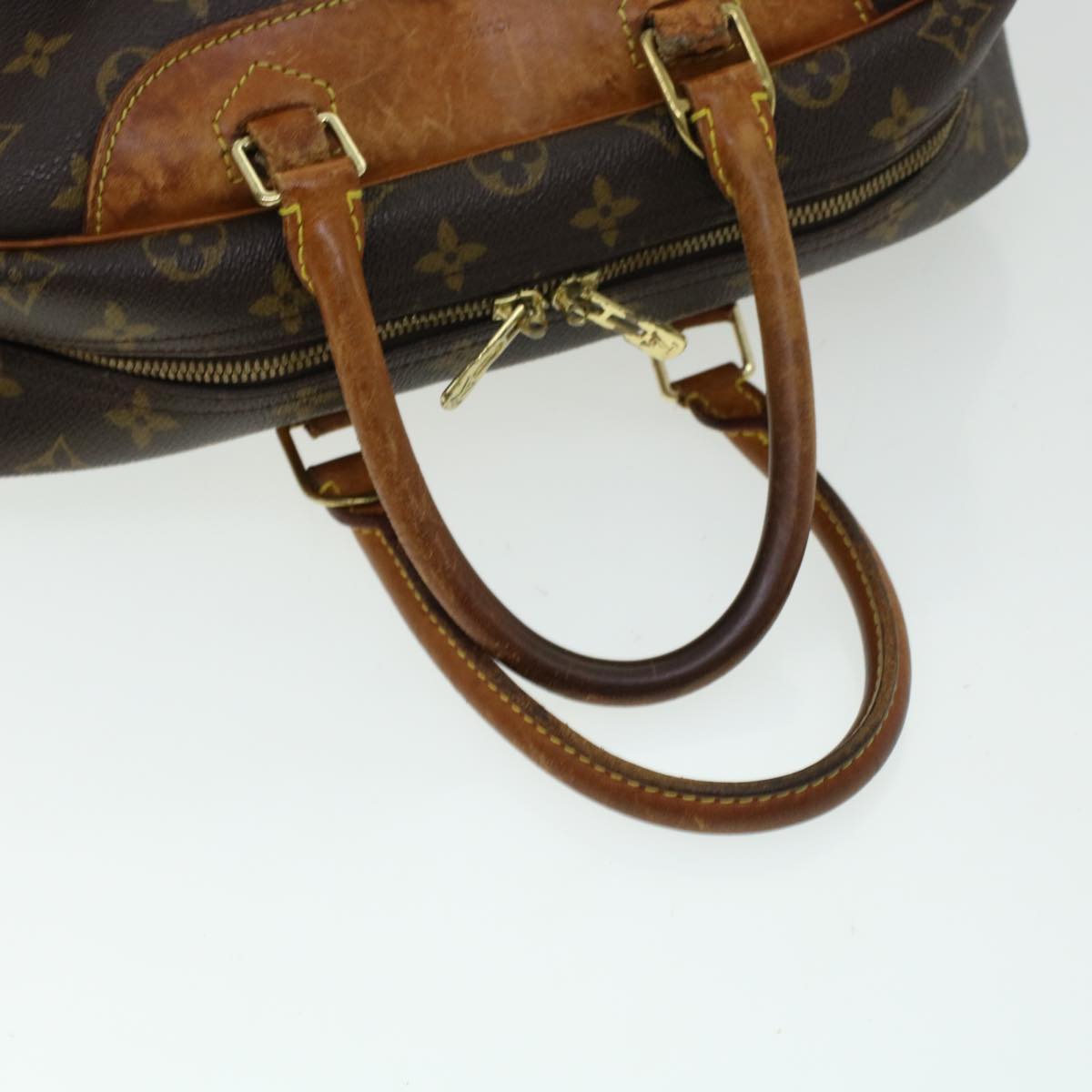 LOUIS VUITTON Monogram Deauville Hand Bag M47270 LV Auth bs5240