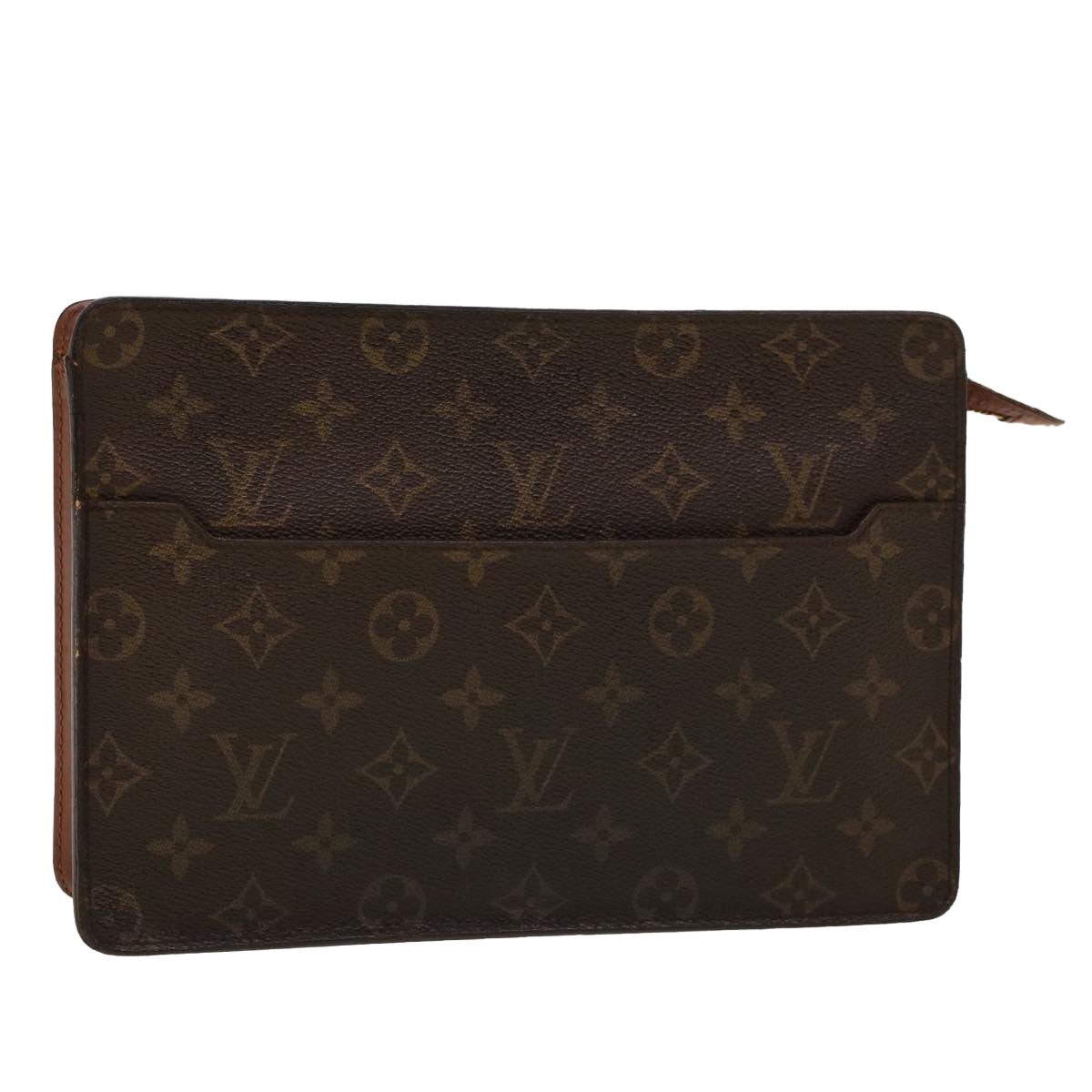 LOUIS VUITTON Monogram Pochette Homme Clutch Bag M51795 LV Auth bs5241