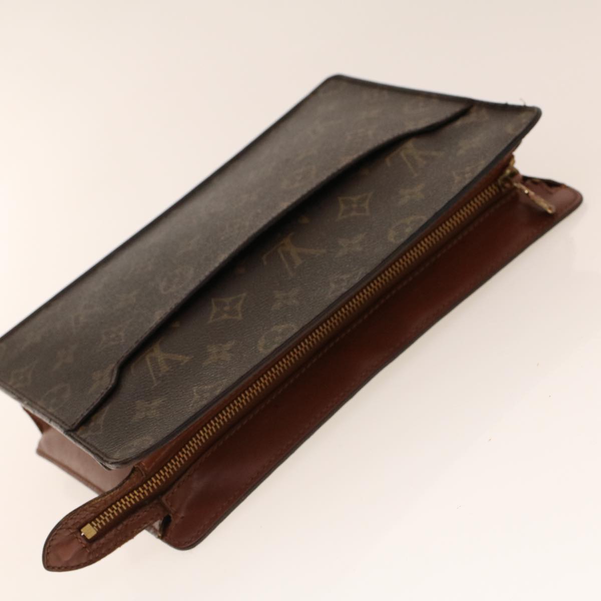 LOUIS VUITTON Monogram Pochette Homme Clutch Bag M51795 LV Auth bs5241