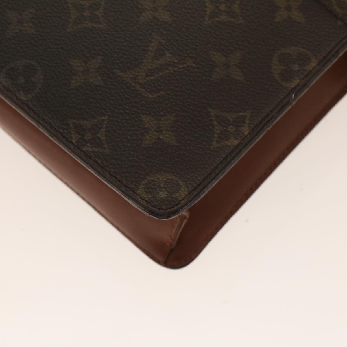 LOUIS VUITTON Monogram Pochette Homme Clutch Bag M51795 LV Auth bs5241