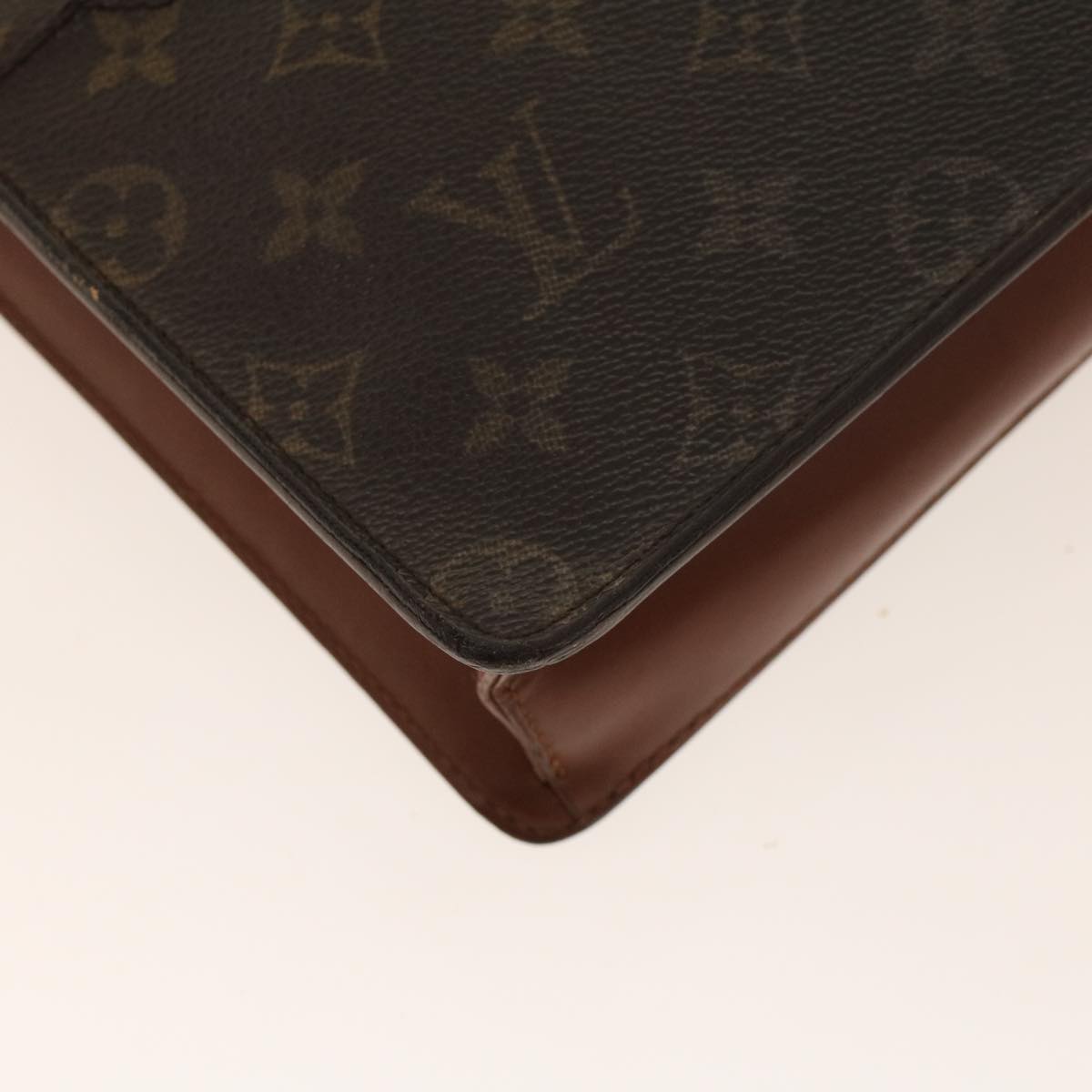 LOUIS VUITTON Monogram Pochette Homme Clutch Bag M51795 LV Auth bs5241