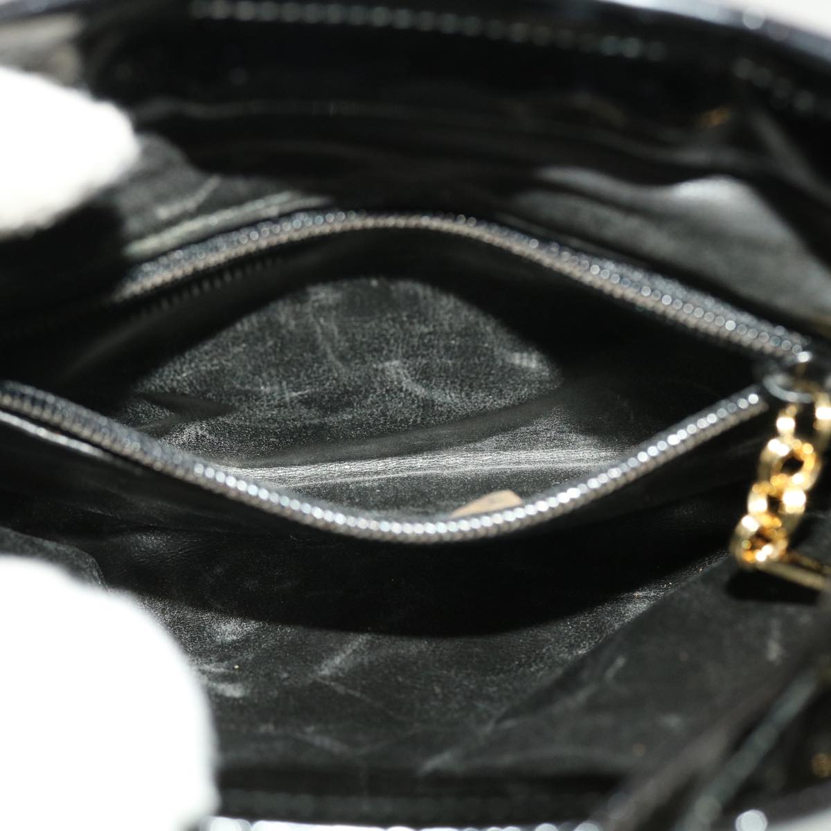 Salvatore Ferragamo Shoulder Bag Suede Nylon 2Set Black Auth bs5307