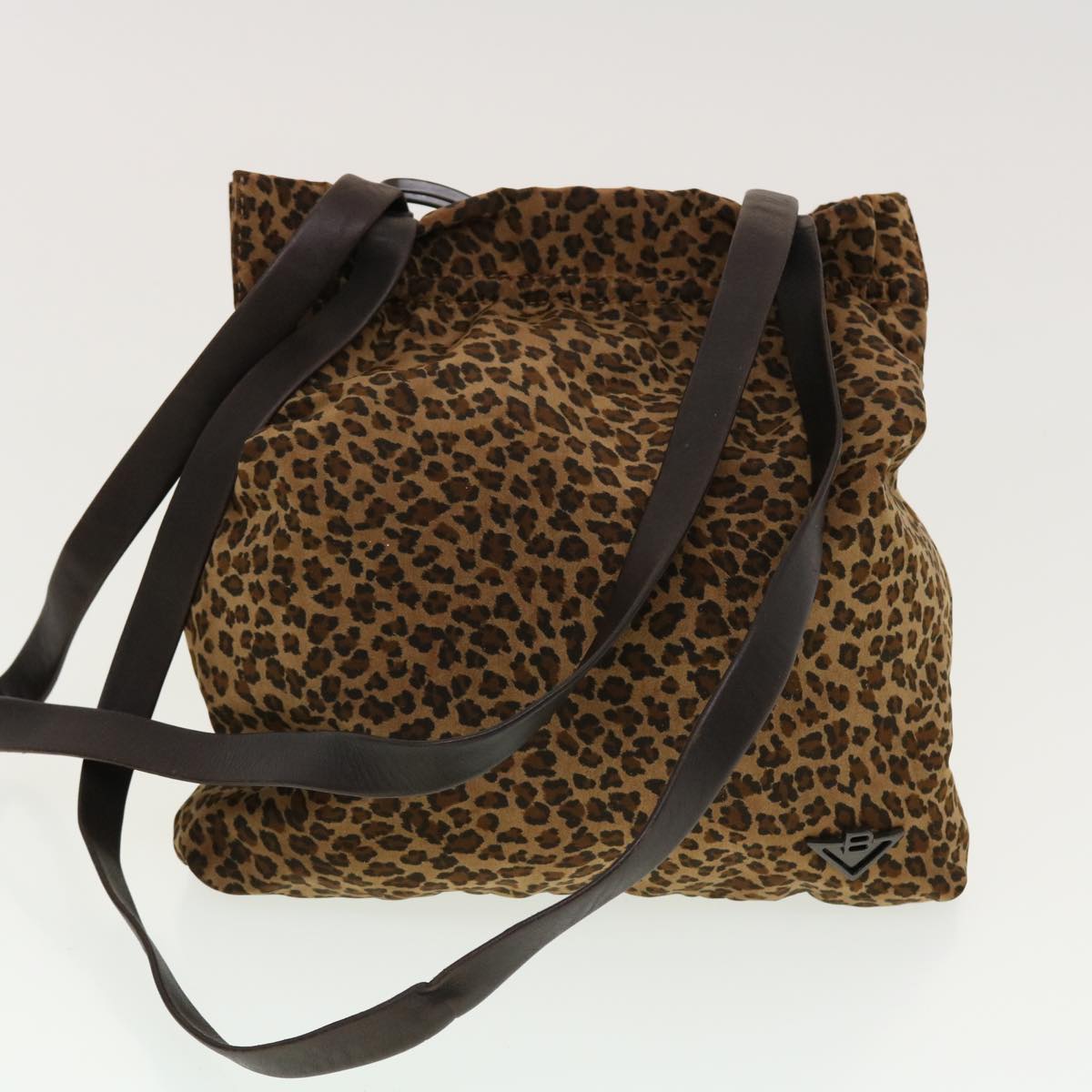 BOTTEGAVENETA Shoulder Bag Canvas 3Set Black Brown Auth bs5315