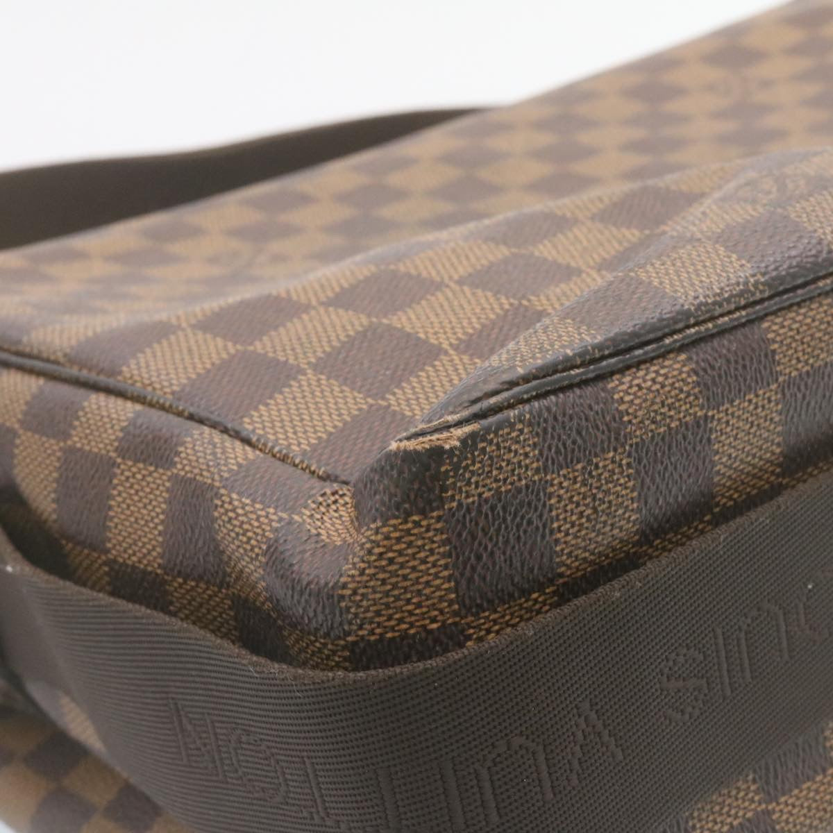 LOUIS VUITTON Damier Ebene Broadway Shoulder Bag N42270 LV Auth bs534