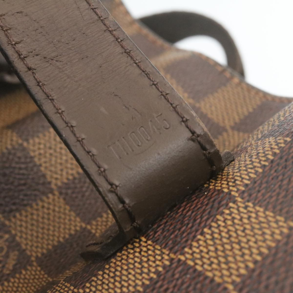 LOUIS VUITTON Damier Ebene Broadway Shoulder Bag N42270 LV Auth bs534