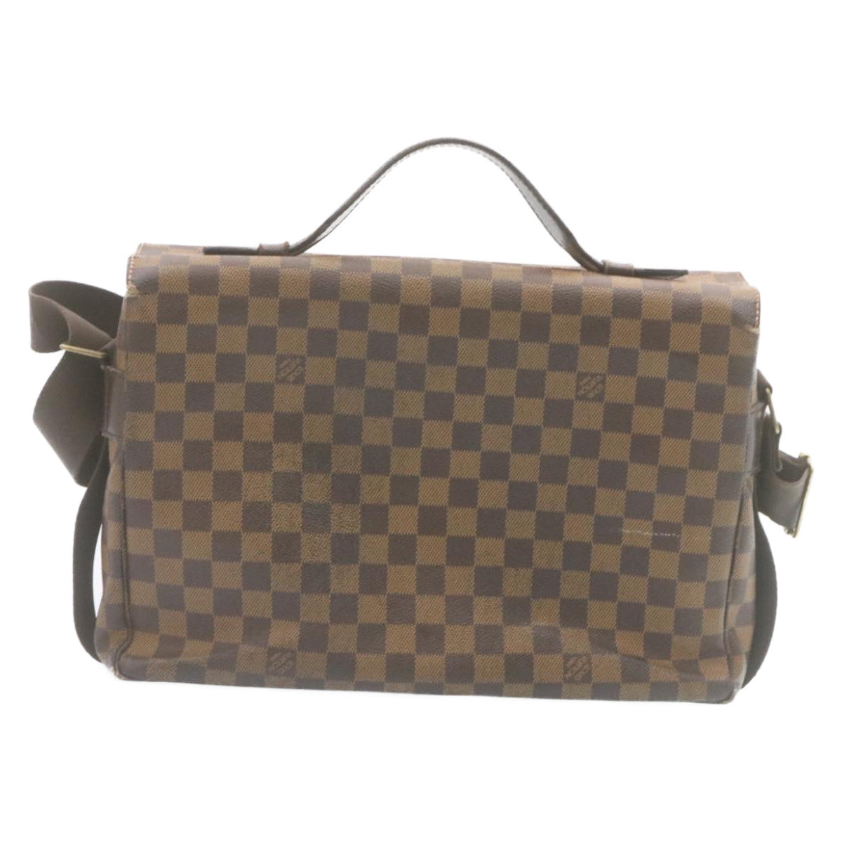 LOUIS VUITTON Damier Ebene Broadway Shoulder Bag N42270 LV Auth bs534 - 0