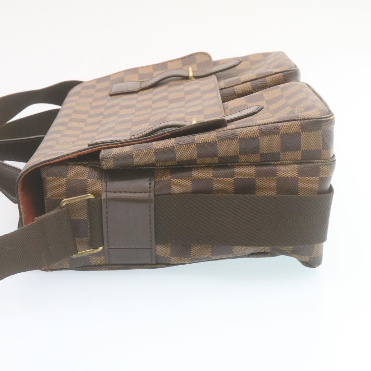 LOUIS VUITTON Damier Ebene Broadway Shoulder Bag N42270 LV Auth bs534