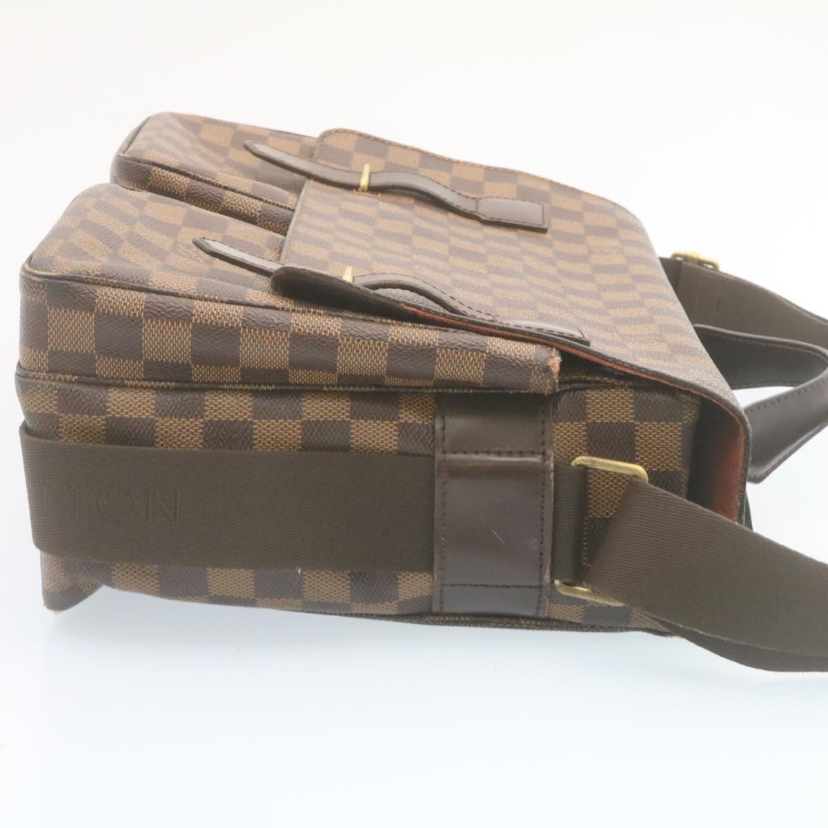 LOUIS VUITTON Damier Ebene Broadway Shoulder Bag N42270 LV Auth bs534