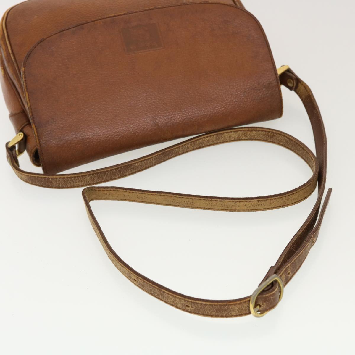 Burberrys Clutch Shoulder Bag Leather 2Set Black Brown Auth bs5344