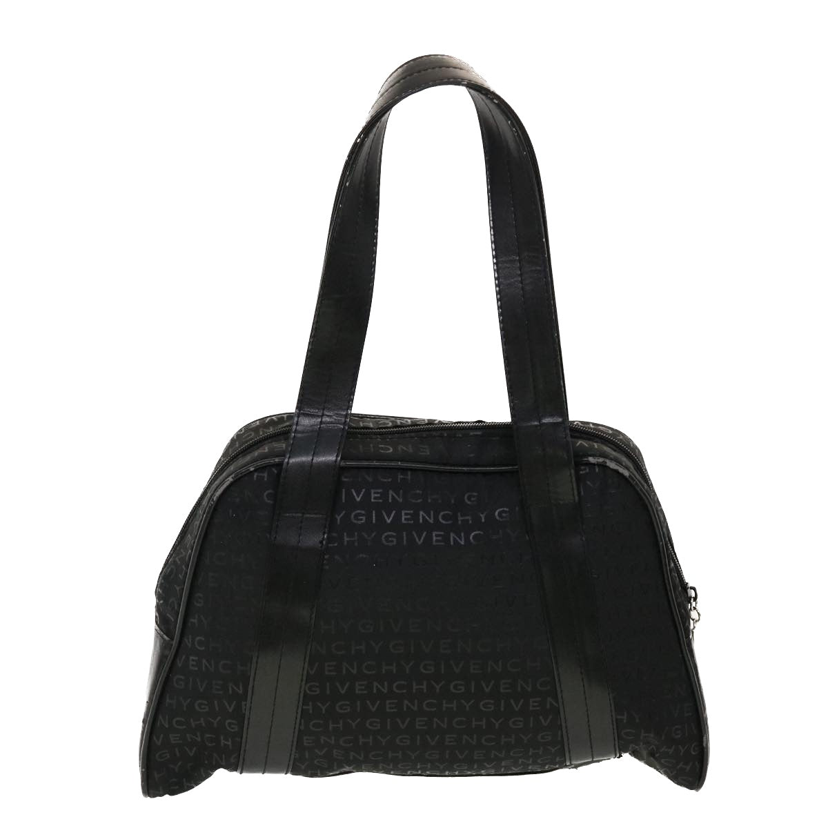 GIVENCHY Shoulder Bag Leather 2Set Black Auth bs5348