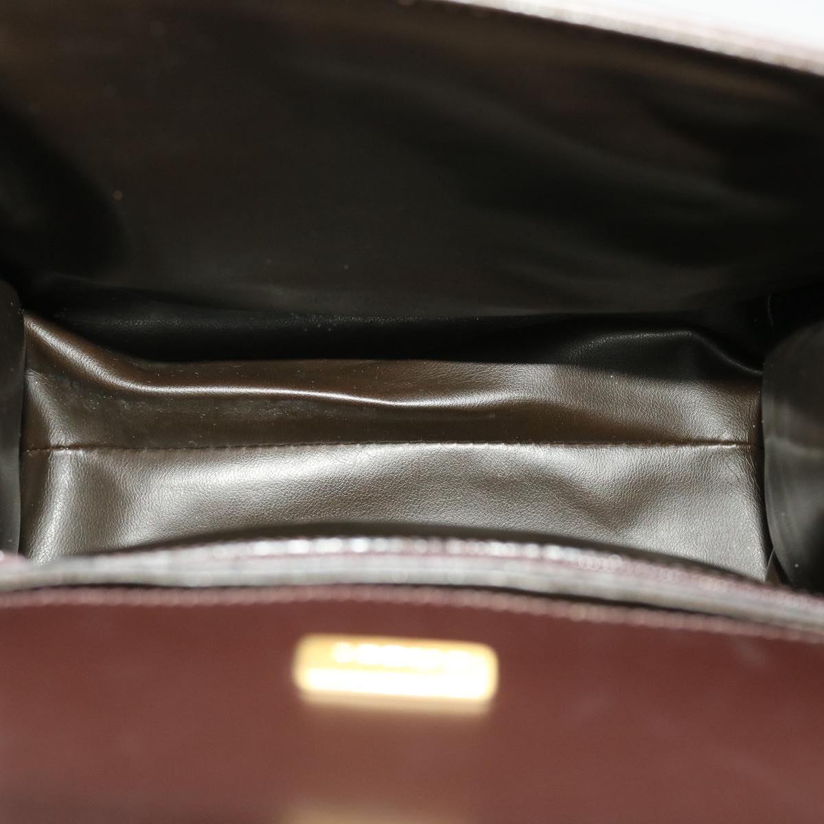 BALLY Shoulder Bag Leather Brown Auth bs5350