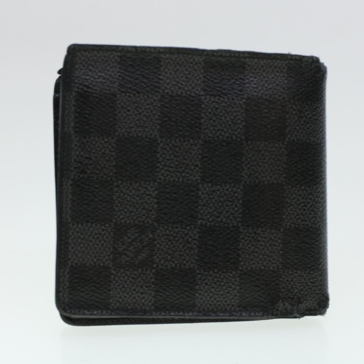 LOUIS VUITTON Damier Ebene Damier Graphite Wallet 5Set LV Auth bs5372 - 0