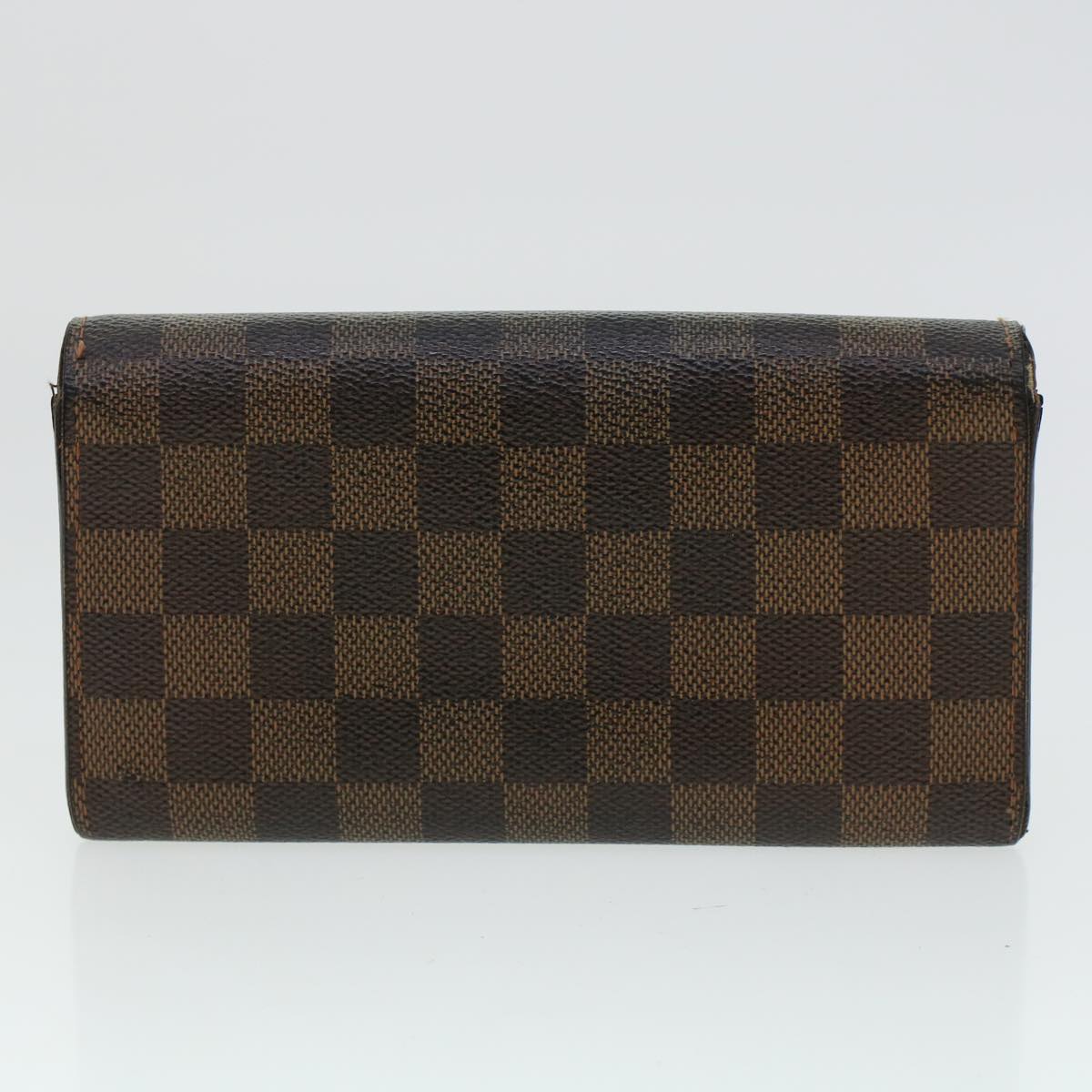 LOUIS VUITTON Damier Ebene Damier Graphite Wallet 5Set LV Auth bs5372