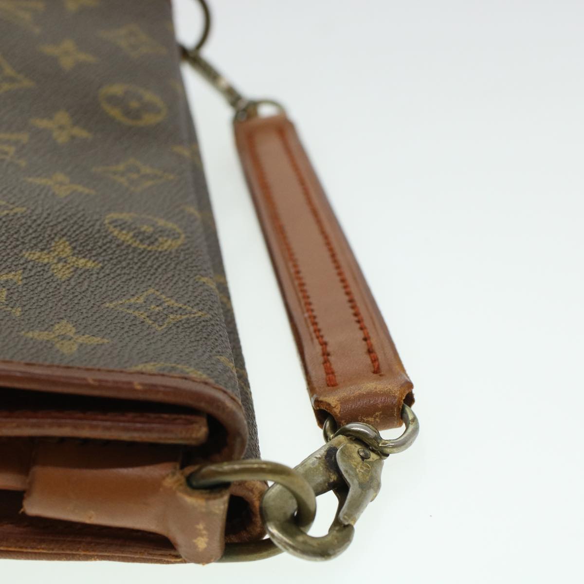 LOUIS VUITTON Monogram Sac Biface Hand Bag 2way M51310 LV Auth bs5391