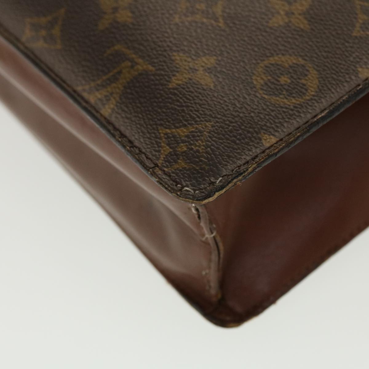 LOUIS VUITTON Monogram Monceau 28 Hand Bag 2way M51185 LV Auth bs5415