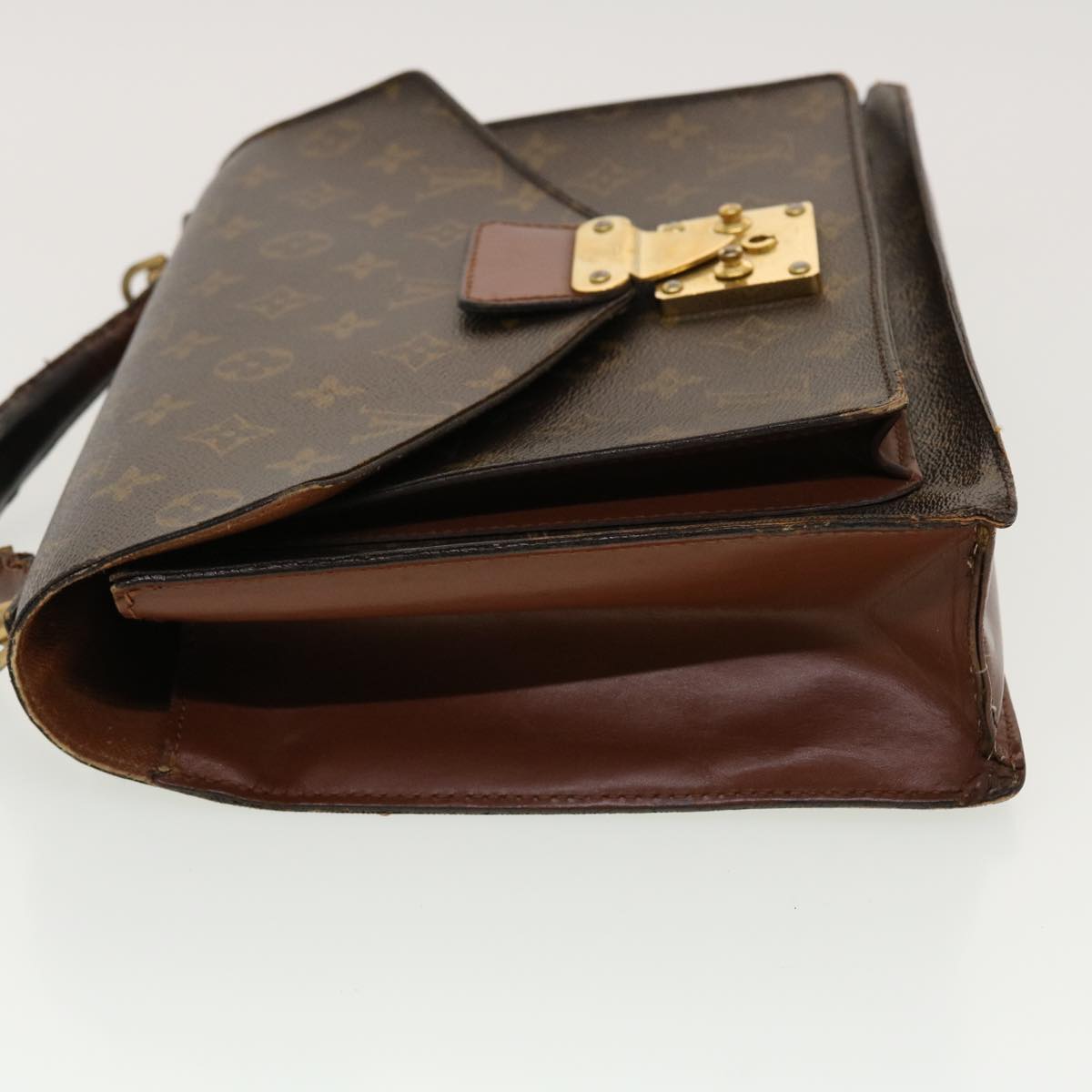 LOUIS VUITTON Monogram Monceau 28 Hand Bag 2way M51185 LV Auth bs5415