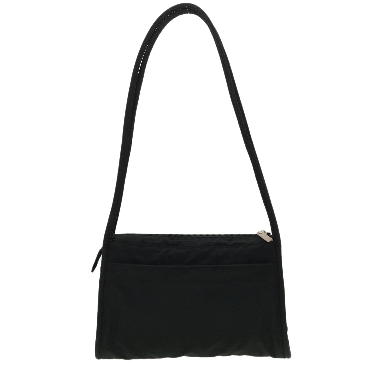 BOTTEGAVENETA Shoulder Bag Nylon Black Auth bs5421