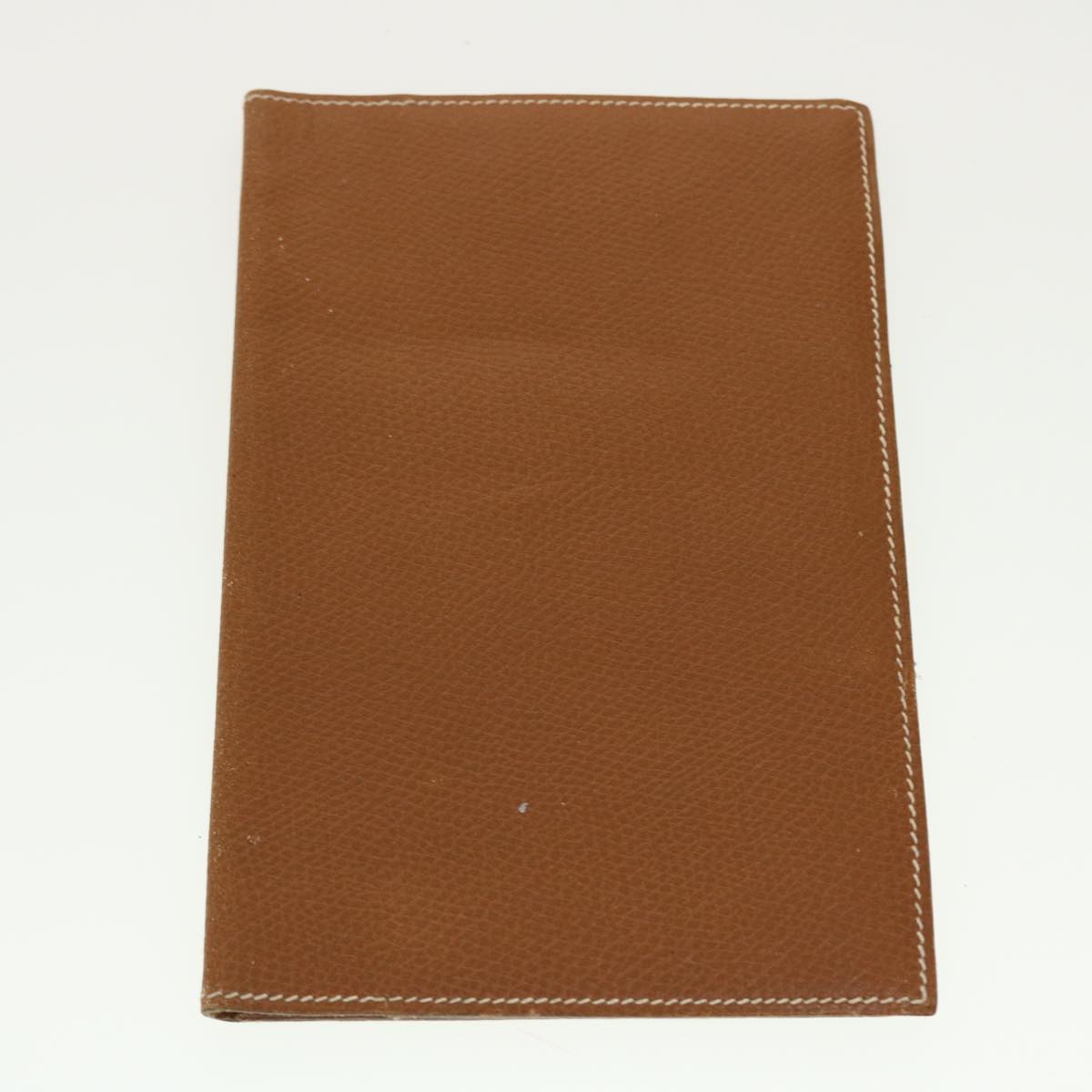 HERMES Wallet Leather 2Set Brown Black Auth bs5445
