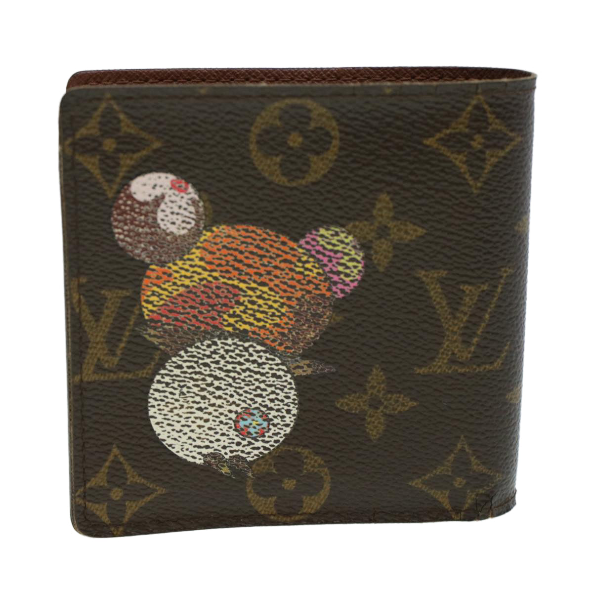 LOUIS VUITTON Monogram Monogram Panda Wallet 2Set LV Auth bs5446 - 0