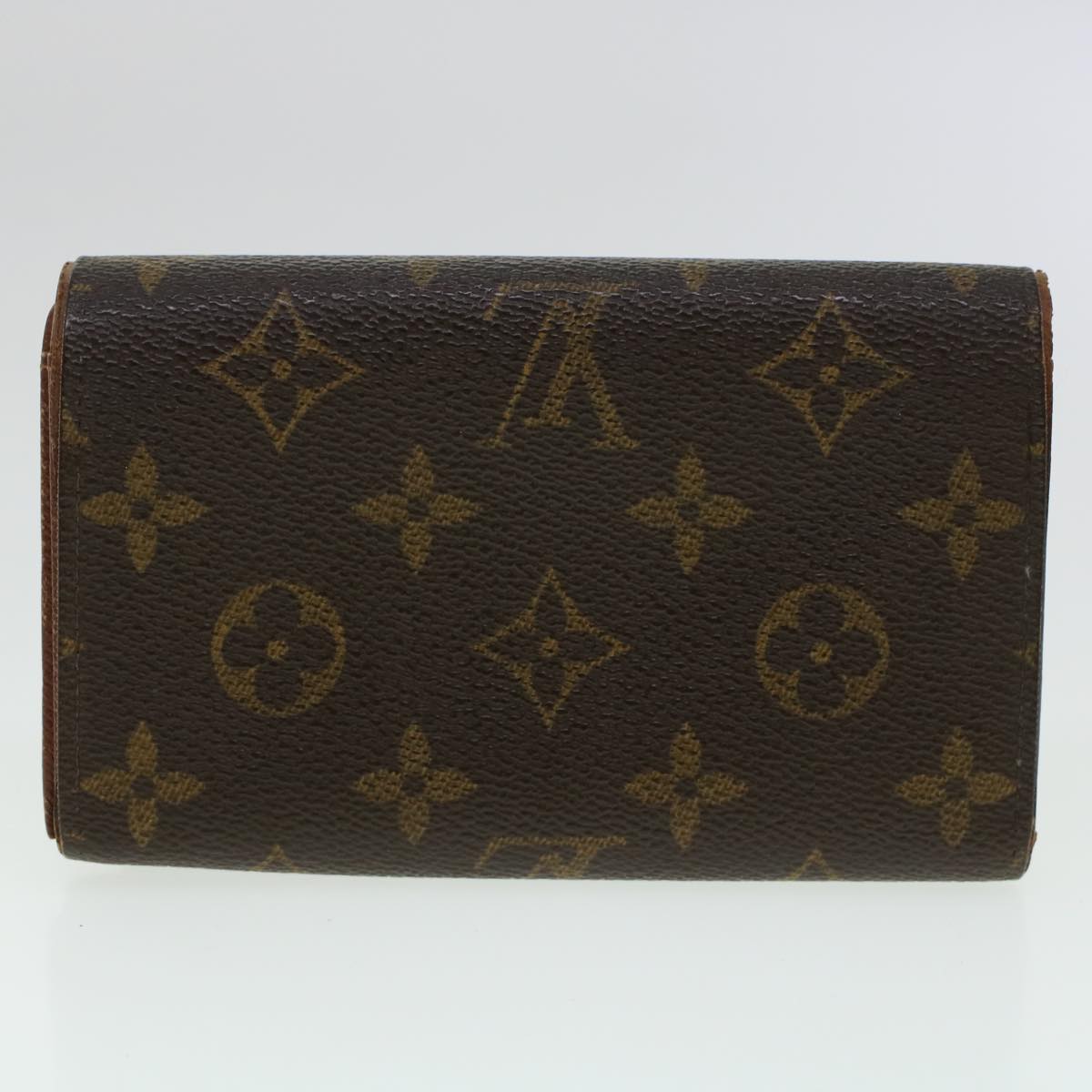 LOUIS VUITTON Monogram Damier Azur Ebene Wallet 6Set LV Auth bs5447