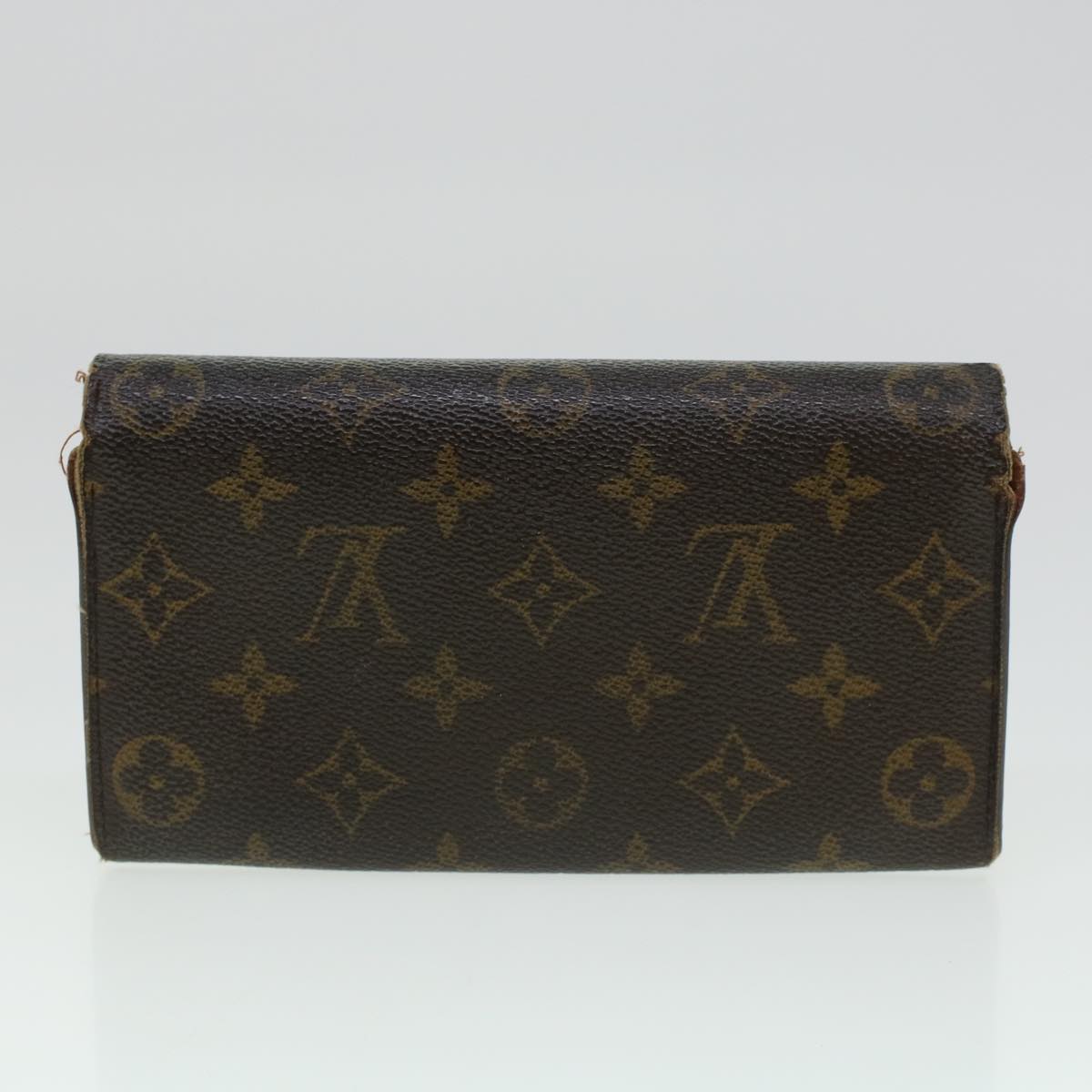 LOUIS VUITTON Monogram Damier Azur Ebene Wallet 6Set LV Auth bs5447