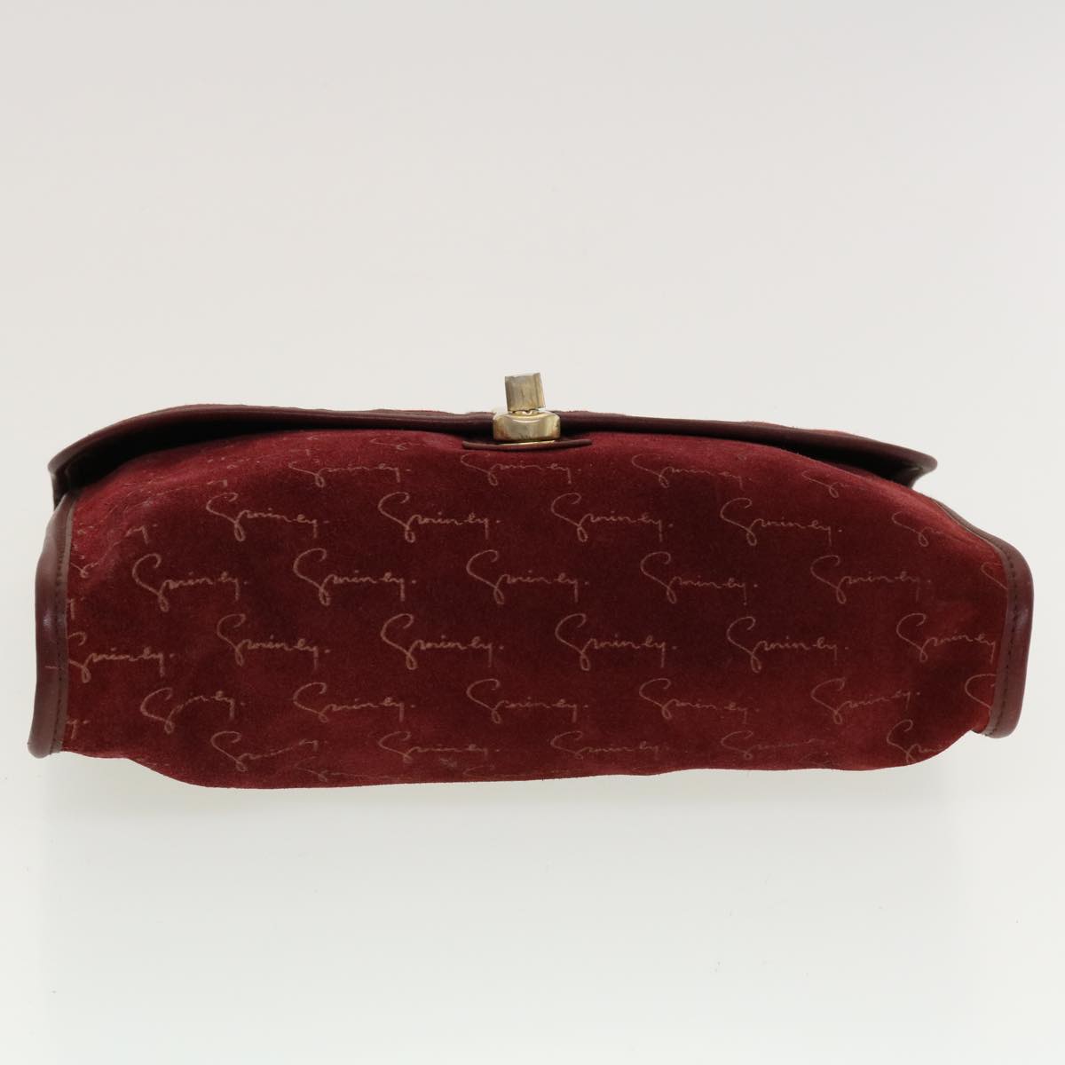 GIVENCHY Shoulder Bag Leather 2Set Black Red Auth bs5455