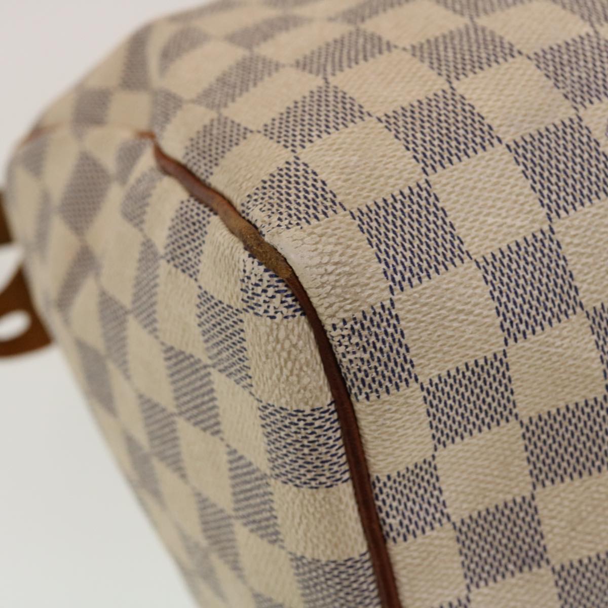 LOUIS VUITTON Damier Azur Speedy 30 Hand Bag N41533 LV Auth bs5457