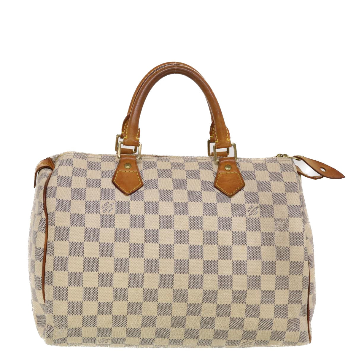 LOUIS VUITTON Damier Azur Speedy 30 Hand Bag N41533 LV Auth bs5457