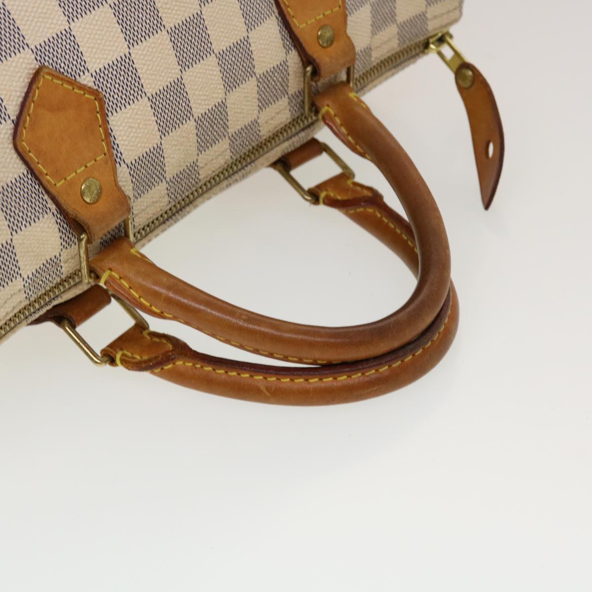 LOUIS VUITTON Damier Azur Speedy 30 Hand Bag N41533 LV Auth bs5457