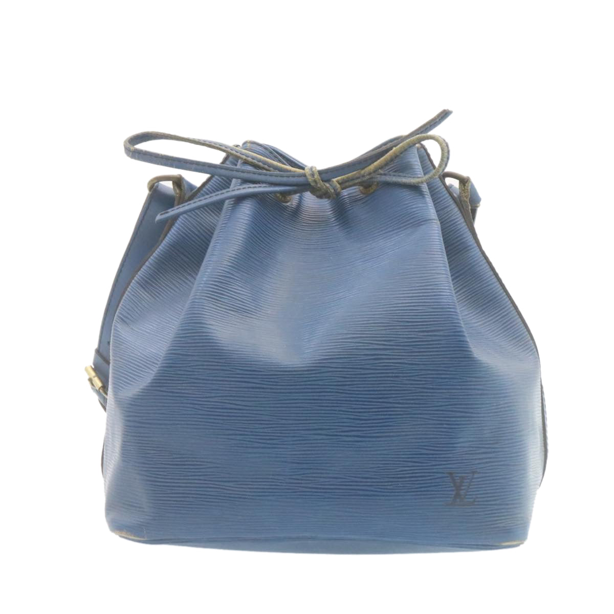 LOUIS VUITTON Epi Petit Noe Shoulder Bag Blue M44105 LV Auth bs546