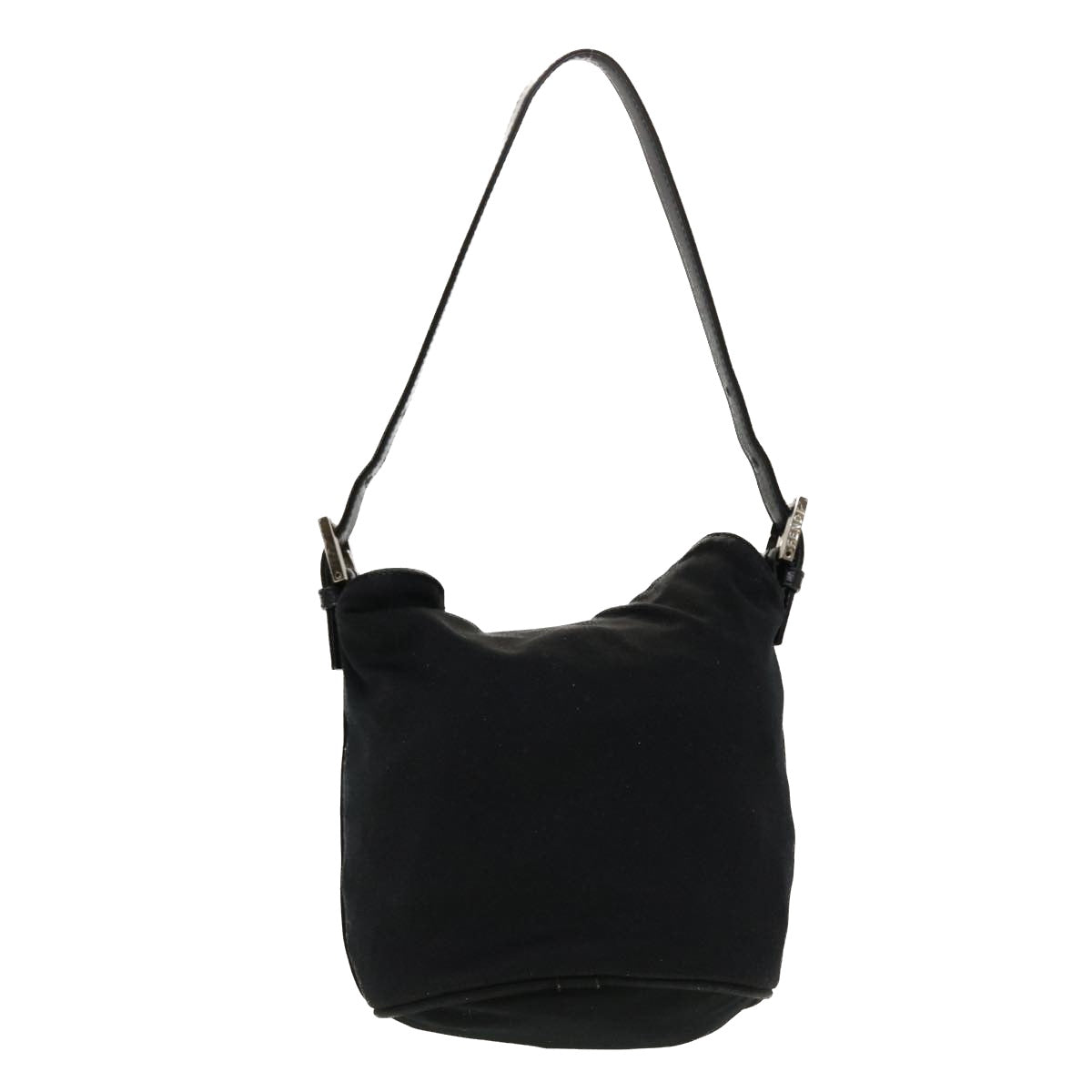 PRADA Mamma Baguette Shoulder Bag Nylon Black 2321.26765.009 Auth bs5466 - 0