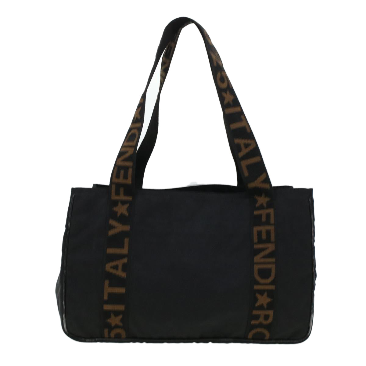 FENDI Tote Bag Nylon Black Auth bs5489 - 0